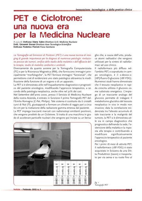 PET e Ciclotrone: una nuova era per la Medicina Nucleare