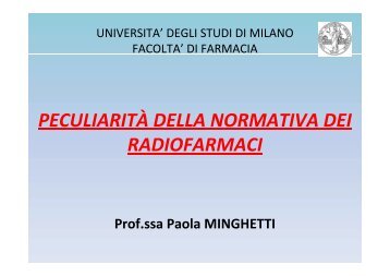 Prof.ssa Paola MINGHETTI - AFI