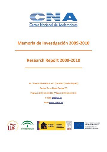 MEMORIACNA2009-2010.pdf - Universidad de Sevilla