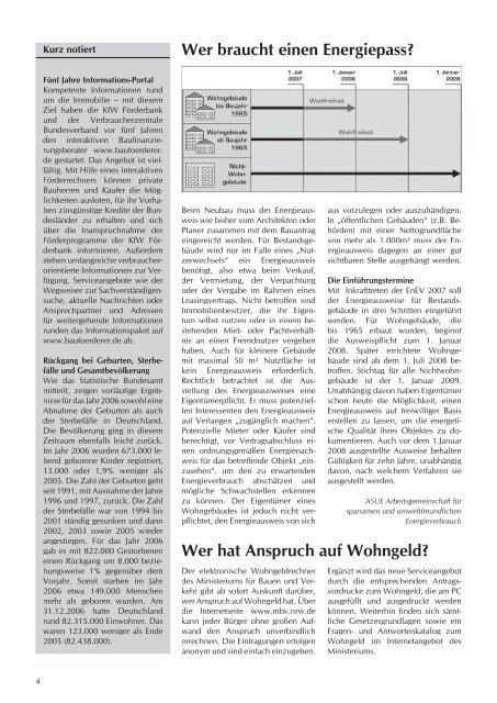 Familienheim 3/2007 - Katholische Familienheimbewegung e.V.