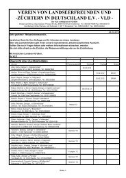 vld - Verein von Landseerfreunden und -züchtern in Deutschland eV