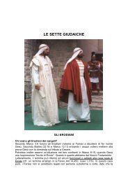 LE SETTE GIUDAICHE - Chiesa Cristiana Evangelica