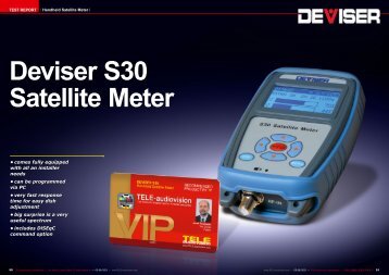 Deviser S30 Satellite Meter