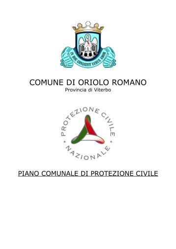 Protezione Civile - Comune di Oriolo Romano