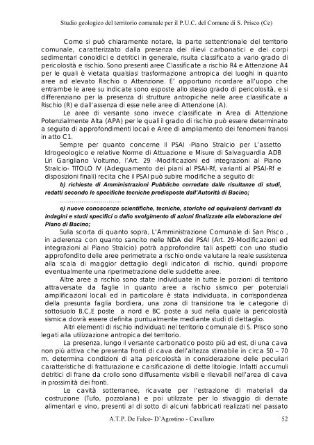 Tav G1-Relazione Generale - Comune di San Prisco