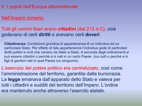 L'Alto Medioevo (ppt)