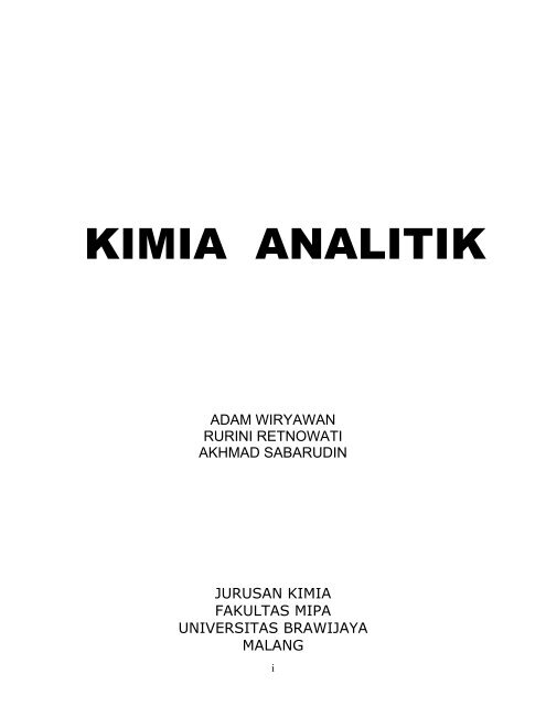 Kimia Analitik Adam Wiryawan Pdf