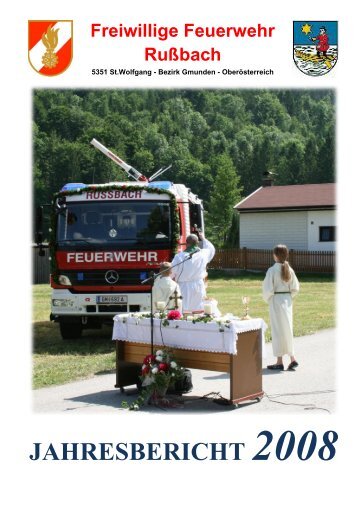 JAHRESBERICHT 2008 - Freiwillige Feuerwehr Rußbach