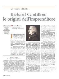 Richard Cantillon: le origini dell'imprenditore - gianfranco dioguardi