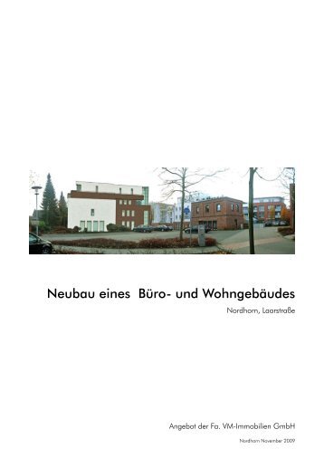 Neubau eines Büro- und Wohngebäudes - Vm-nordhorn.de