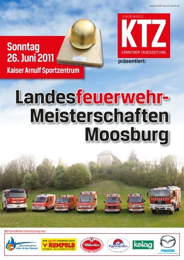 Landesfeuerwehr- Meisterschaften Moosburg - Marktgemeinde ...