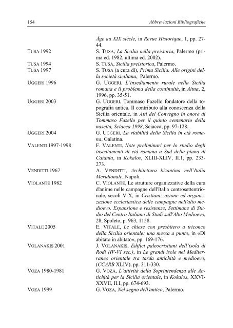 Paesaggi Archeologici della Sicilia Sud-orientale - La Sicilia in Rete