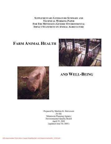 TWP - Animal Health and Well-Being - Free PDF Hosting
