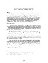 SEATTLE'S SEISMIC RETROFIT PROGRAM David W. Korpi1 ...