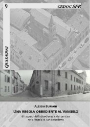 9 Una Regola obbediente al Vangelo. Gli aspetti dell'obbedienza e ...