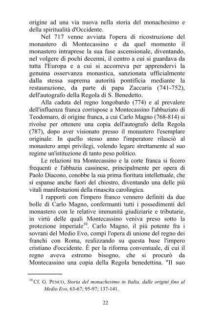 9 Una Regola obbediente al Vangelo. Gli aspetti dell'obbedienza e ...