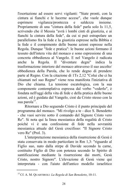 9 Una Regola obbediente al Vangelo. Gli aspetti dell'obbedienza e ...