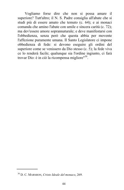 9 Una Regola obbediente al Vangelo. Gli aspetti dell'obbedienza e ...