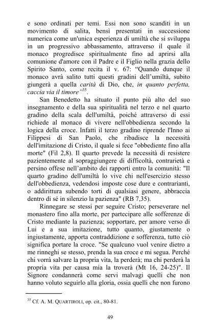 9 Una Regola obbediente al Vangelo. Gli aspetti dell'obbedienza e ...