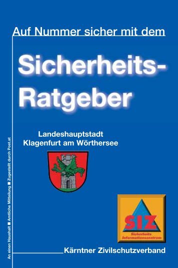 Sicherheitsratgeber Klagenfurt - Sicherheits-Informations-Zentrum