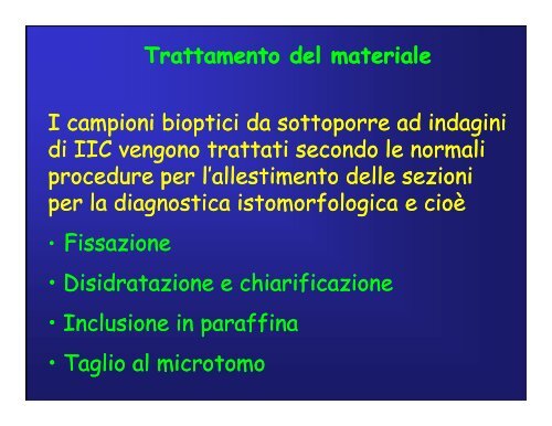 Immunoistochimica e Biologia Molecolare - Università degli Studi di ...