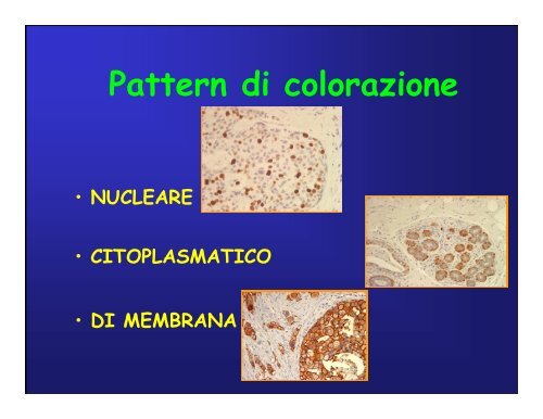 Immunoistochimica e Biologia Molecolare - Università degli Studi di ...