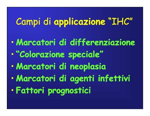 Immunoistochimica e Biologia Molecolare - Università degli Studi di ...