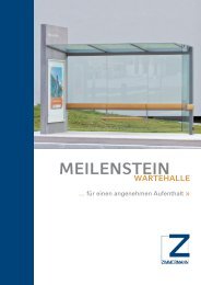 Prospekt Meilenstein - Zimmermann Stadtmöblierung