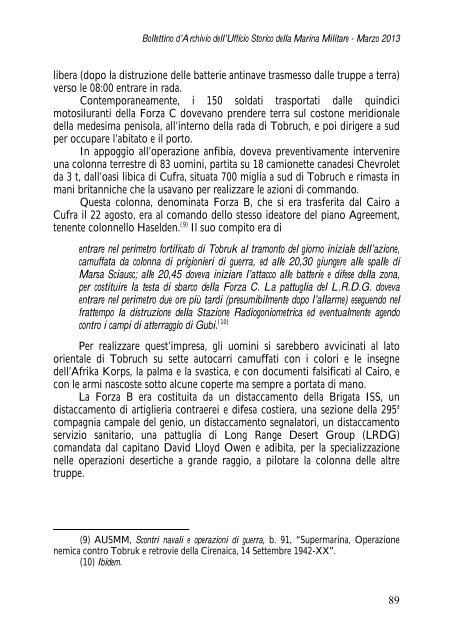 l'operazione “daffodil” nel piano “agreement” - Marina Militare