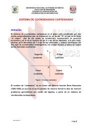 sistema de coordenadas cartesianas - División de Ciencias Básicas ...