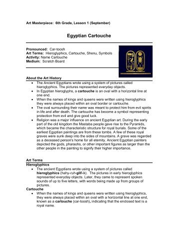 Egyptian Cartouche