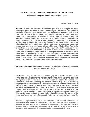 METODOLOGIA INTERATIVA PARA O ENSINO DA CARTOGRAFIA ...