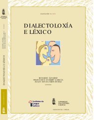 DIALECTOLOXÍA E LÉXICO - Consello da Cultura Galega