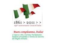 Buon compleanno, Italia! - Ecole Internationale de Manosque