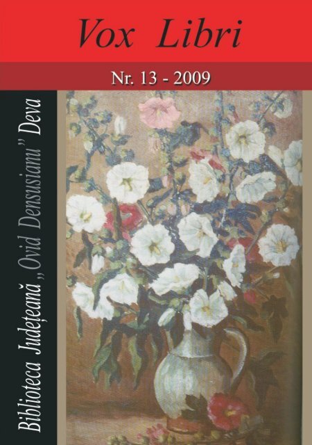 Vox Libri nr. 13 - 2009 - Biblioteca digitalā - scriitori hunedoreni