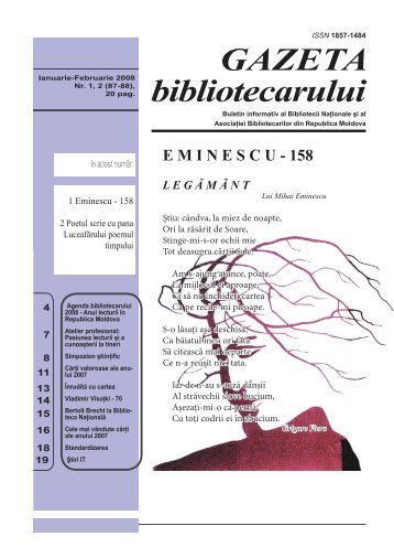 GAZETA bibliotecarului