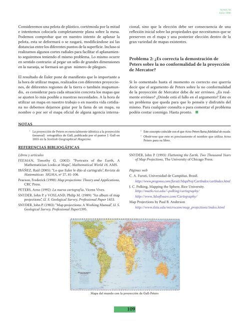 El problema de Arno Peters, un problema cartográfico 52 De cabeza