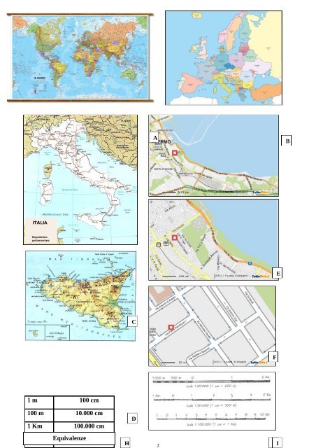 La cartografia: semplificazione testuale - Stranescuole.it