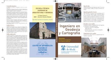Tríptico informativo (PDF) - Universidad de Alcalá