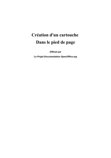 Création d'un cartouche Dans le pied de page - OpenOffice.org