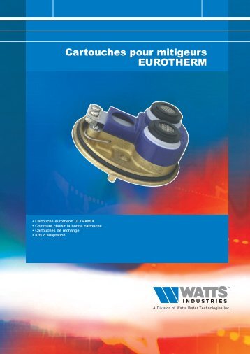 Cartouches pour mitigeurs EUROTHERM - Watts Industries