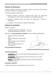 Trasformazione tra sistemi di riferimento - Laboratorio di Geomatica