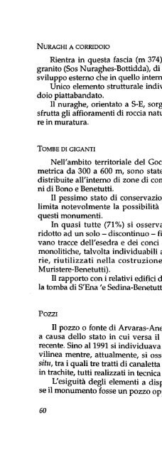 Goceano: i segni del passato - UnissResearch - Università degli ...