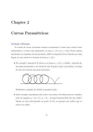 Chapter 2 Curvas Paramétricas - TWiki