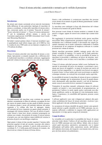 I bracci di misura articolati, caratteristiche e normativa per le ...