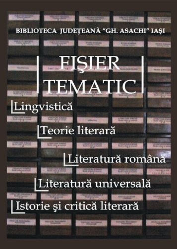 Fişier tematic - Informare Bibliografică