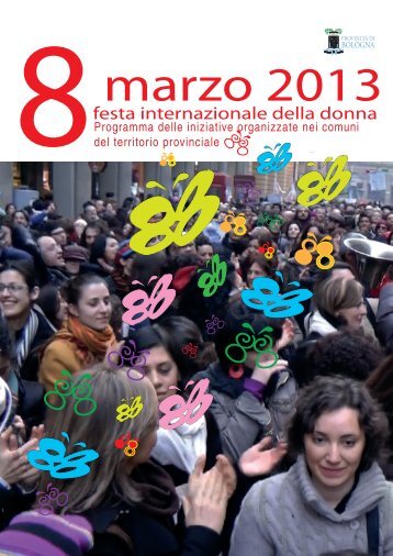 cartellone definitivo 8 marzo 2013 - Provincia di Bologna