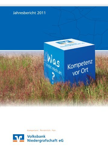 Jahresbericht 2011 - Volksbank Niedergrafschaft eG