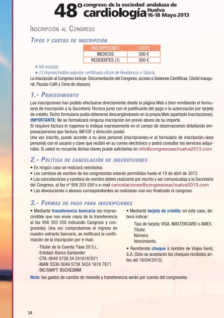 Programa - 48º Congreso de la Sociedad Andaluza de Cardiología