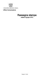 Rassegna stampa - Unindustria Reggio Emilia